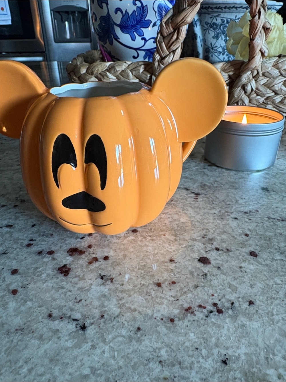 Disney Mickey Mouse Halloween Pumpkin Mug